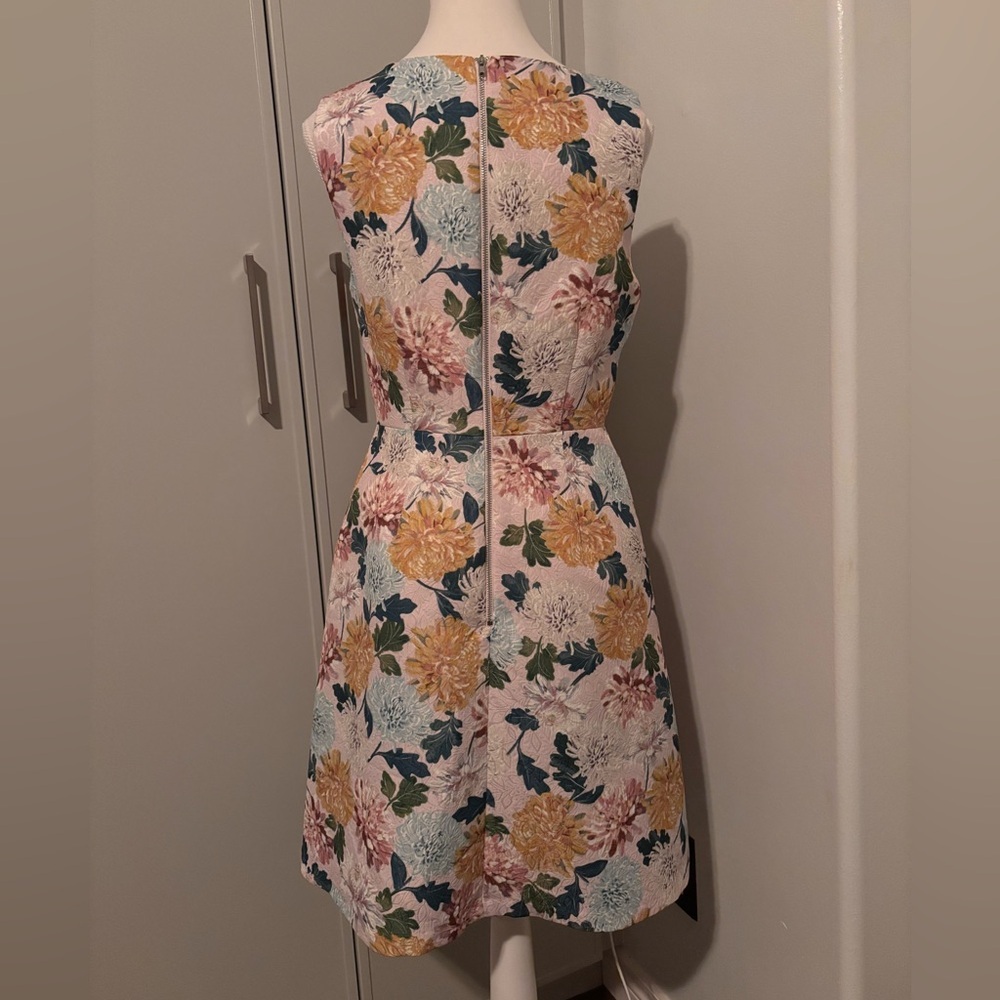 Sam Edelman Multicolor Floral Mini  Jacquard Dress - Picture 5 of 11